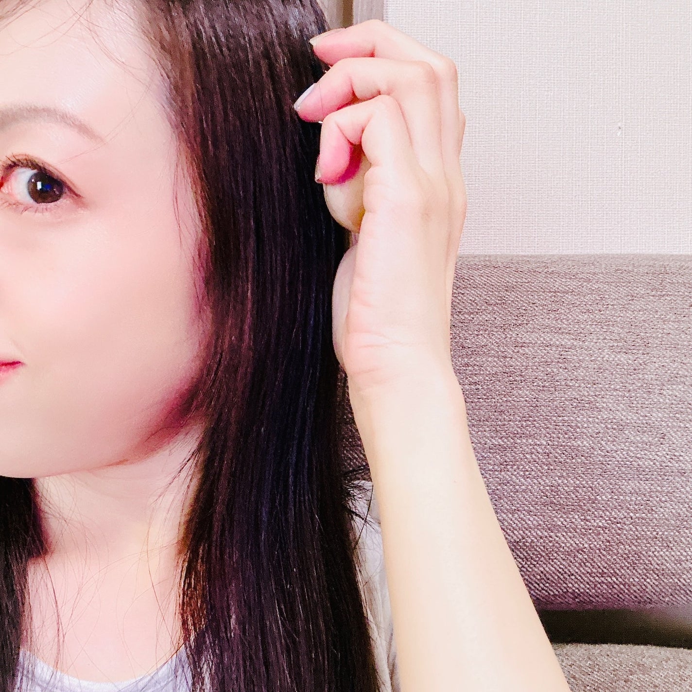 プレミアム FOX カッサ ウッド ミニハート ヘアブラシ/SNOW FOX SKINCARE/ヘアブラシを使ったクチコミ(5枚目)