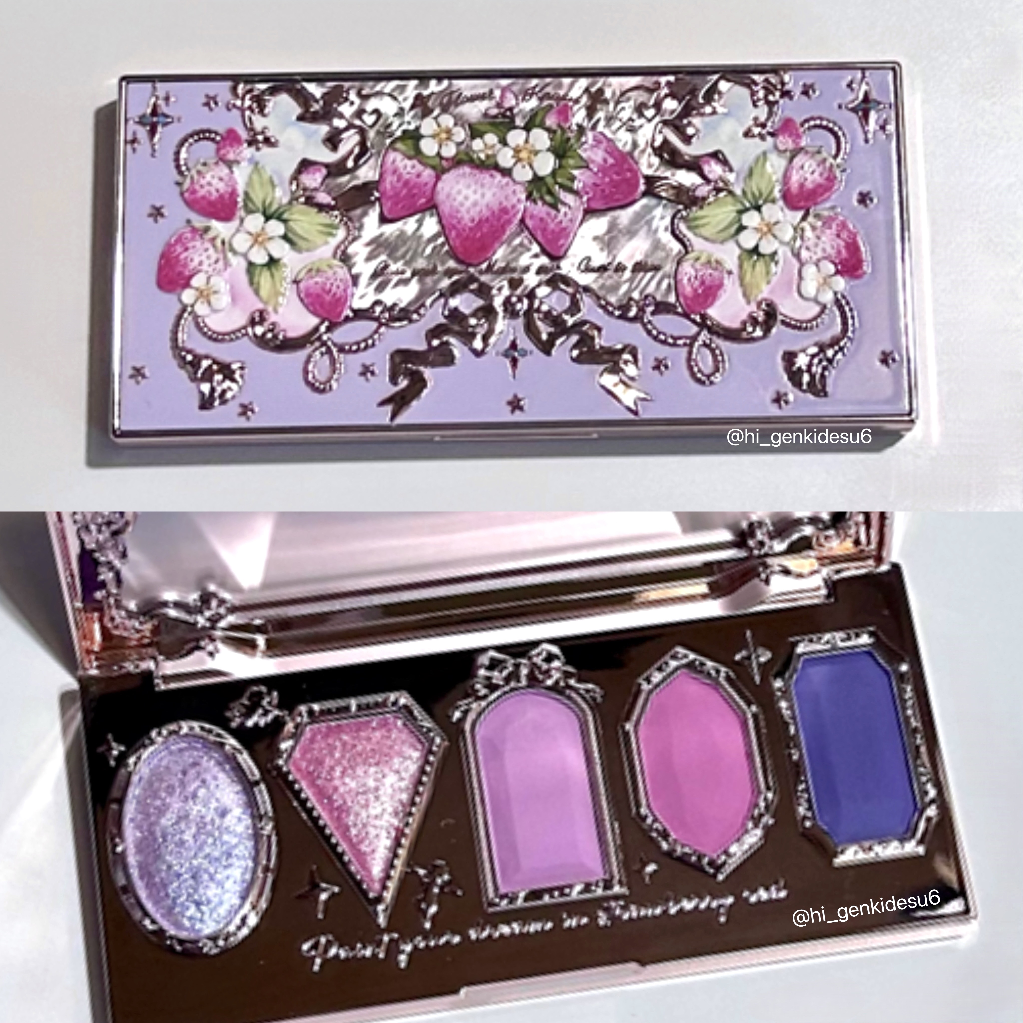 ストロベリーロココシリーズ グロウリップグロス G04 ブラックベリージャム（限定色）/FlowerKnows/リップグロスを使ったクチコミ（3枚目）