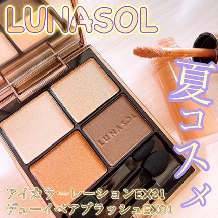 アイカラーレーション/LUNASOL/アイシャドウパレットを使ったクチコミ(1枚目)