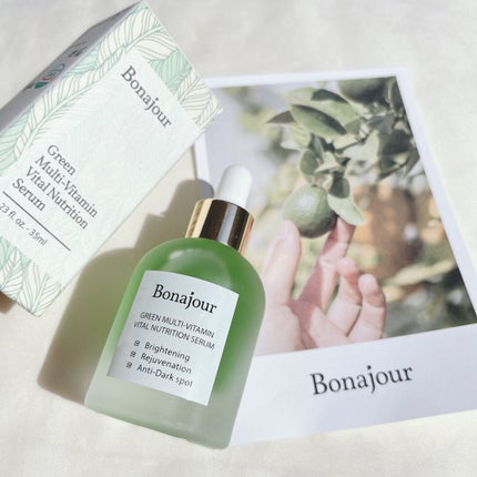 グリーンビタミンセラム/Bonajour/美容液を使ったクチコミ(3枚目)