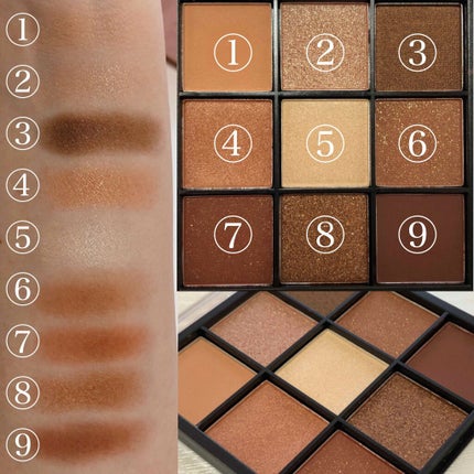 UR GLAM BLOOMING EYE COLOR PALETTE/U R GLAM/アイシャドウパレットを使ったクチコミ(2枚目)