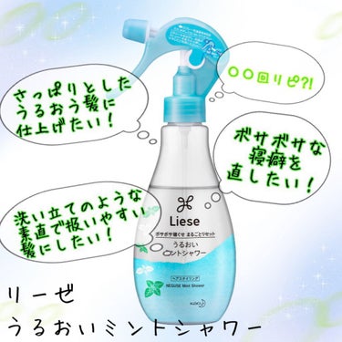 リーゼ うるおいミントシャワーのクチコミ「〜リーゼ　うるおいミントシャワー〜

価格　658円　本体 200ml
　　　548円　つめか.....」（1枚目）