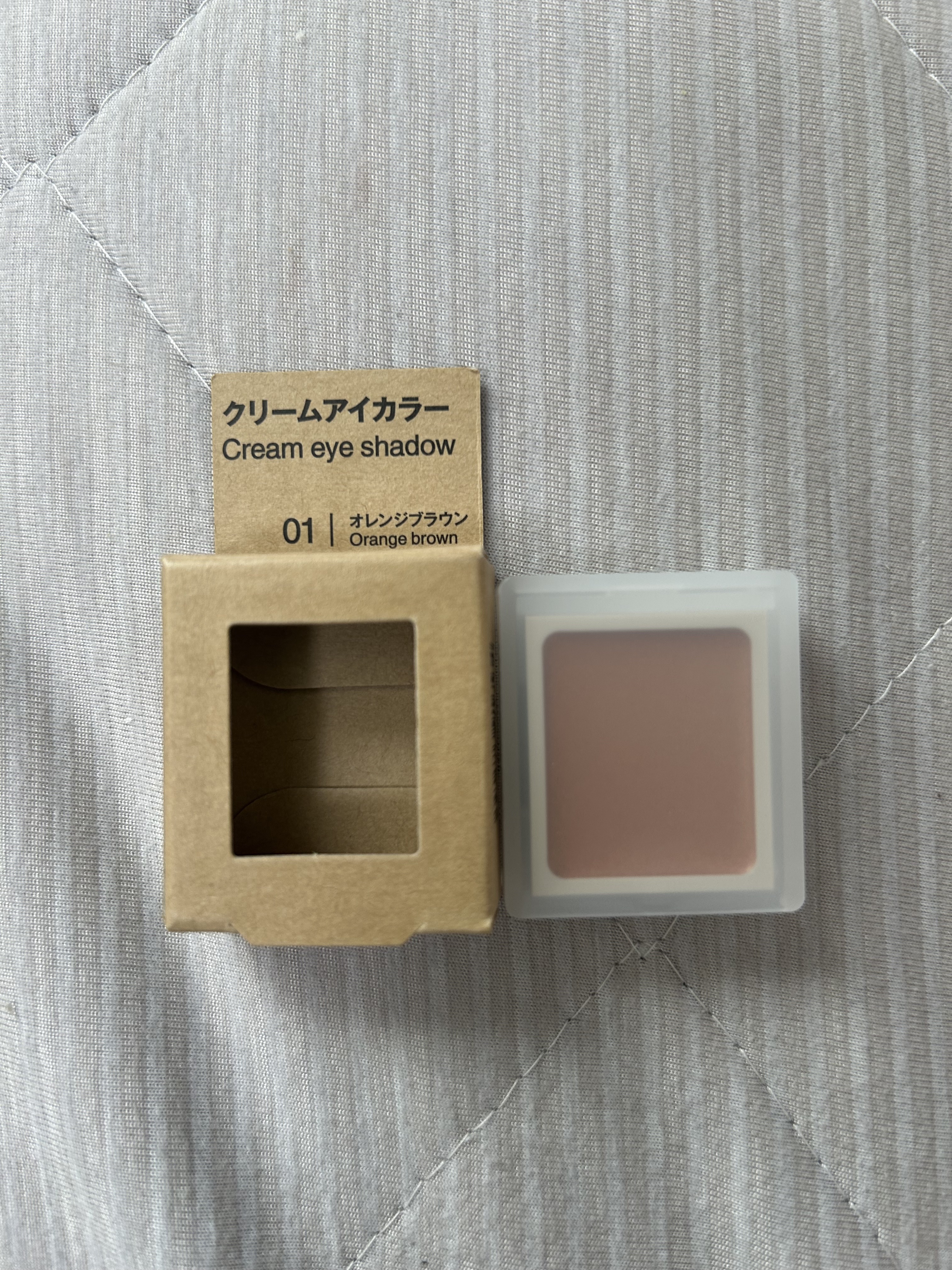 クリームアイカラー/無印良品/ジェル・クリームアイシャドウを使ったクチコミ（1枚目）