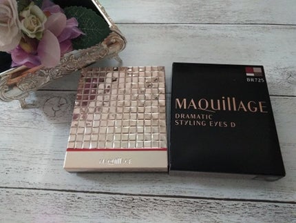 ドラマティックスタイリングアイズD/マキアージュ/アイシャドウパレットを使ったクチコミ(1枚目)