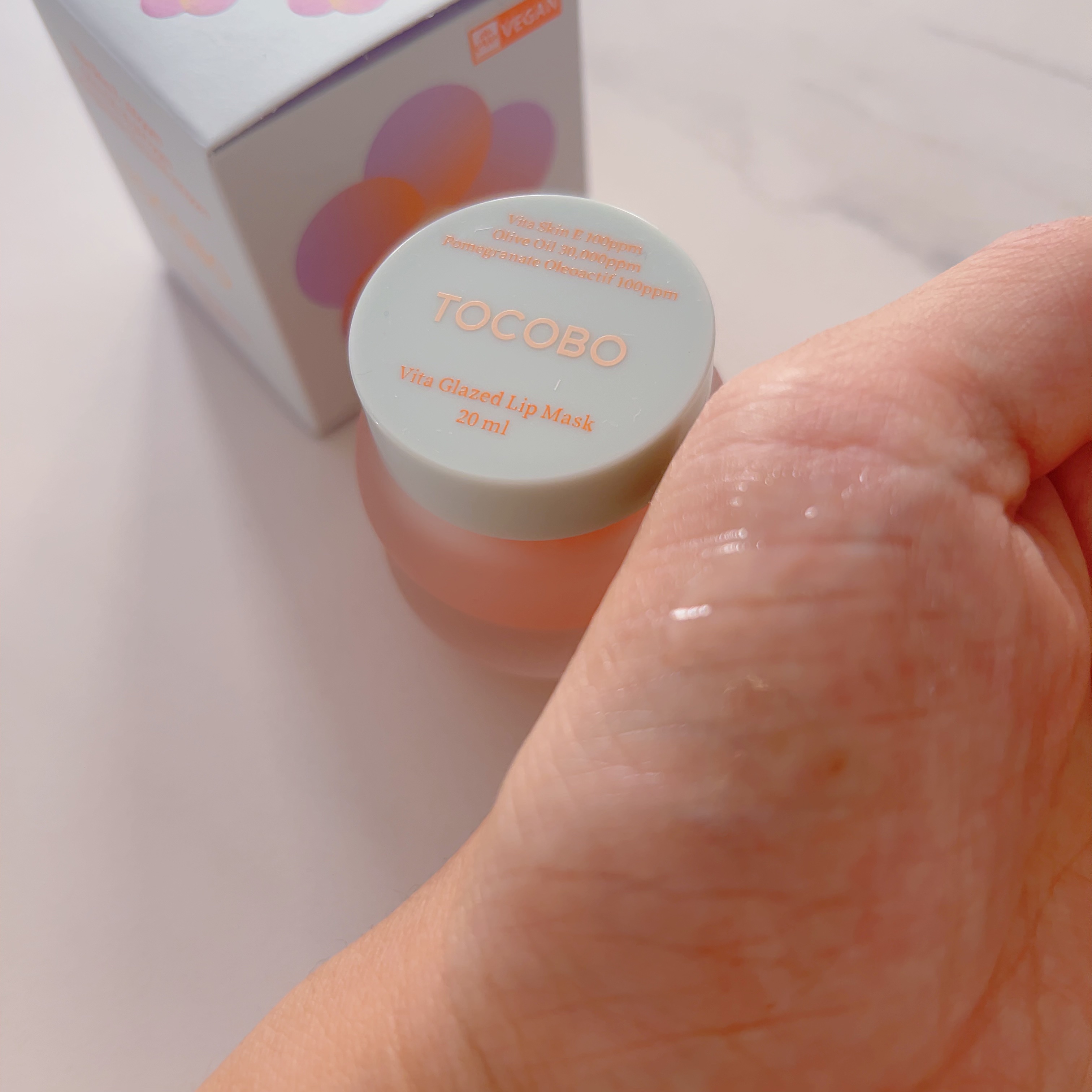 ビタグレーズドリップマスク/TOCOBO/リップマスクを使ったクチコミ（3枚目）
