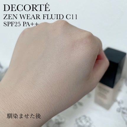 ゼン ウェア フルイド/DECORTÉ/リキッドファンデーションを使ったクチコミ(3枚目)