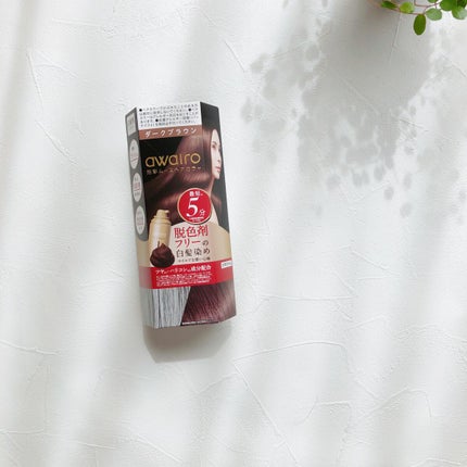 ムースヘアカラー ダークブラウン/アワイロ/ヘアカラーの画像