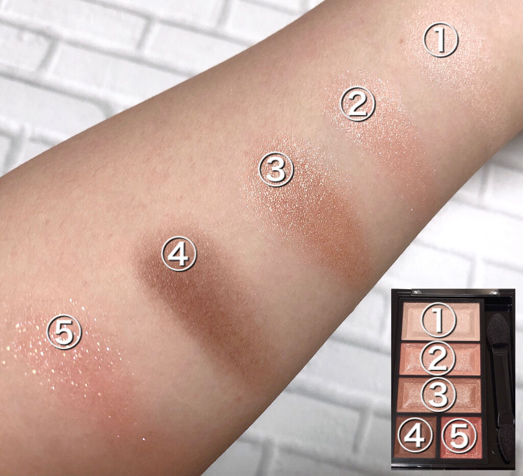 ショコラスウィート アイズ 022 ジューシーアプリコットショコラ/リンメル ロンドン/アイシャドウパレットを使ったクチコミ（3枚目）