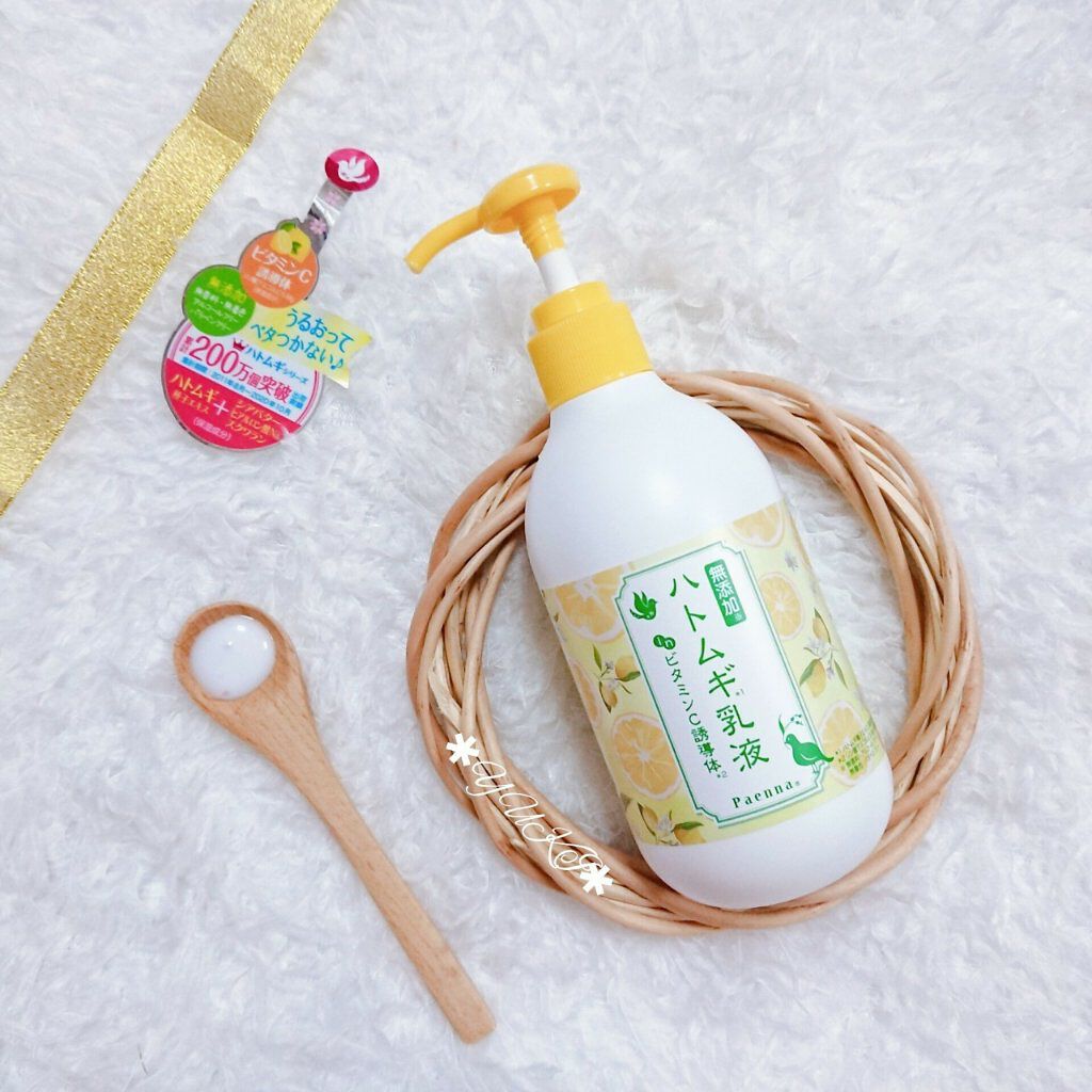 ハトムギ乳液inビタミンC誘導体/パエンナ/乳液を使ったクチコミ（1枚目）