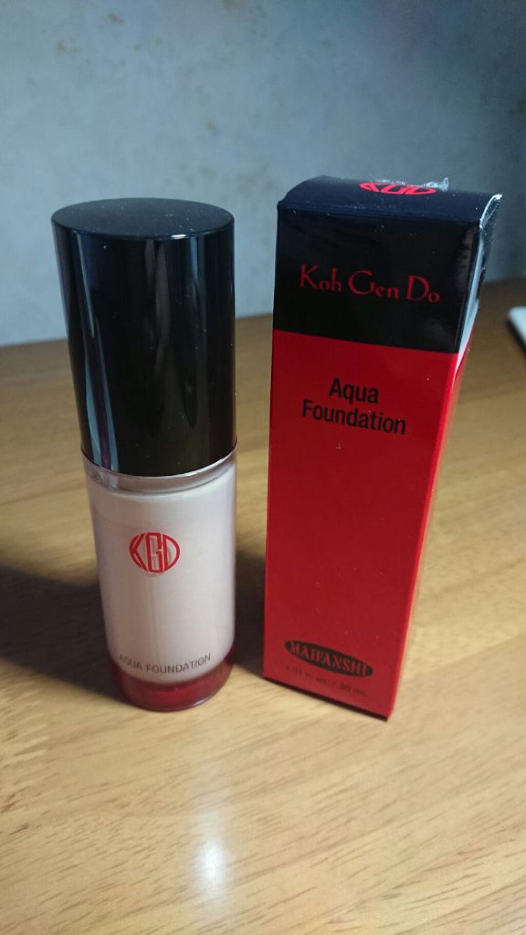 マイファンスィー アクアファンデーション/Koh Gen Do/リキッドファンデーションを使ったクチコミ(1枚目)