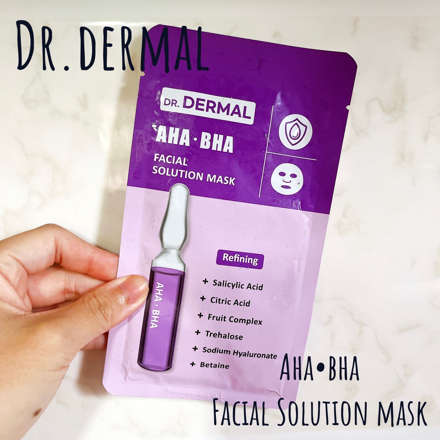 Dr.DERMALフェイシャルソリューションマスク/Dr.DERMAL/シートマスク・パックを使ったクチコミ(1枚目)