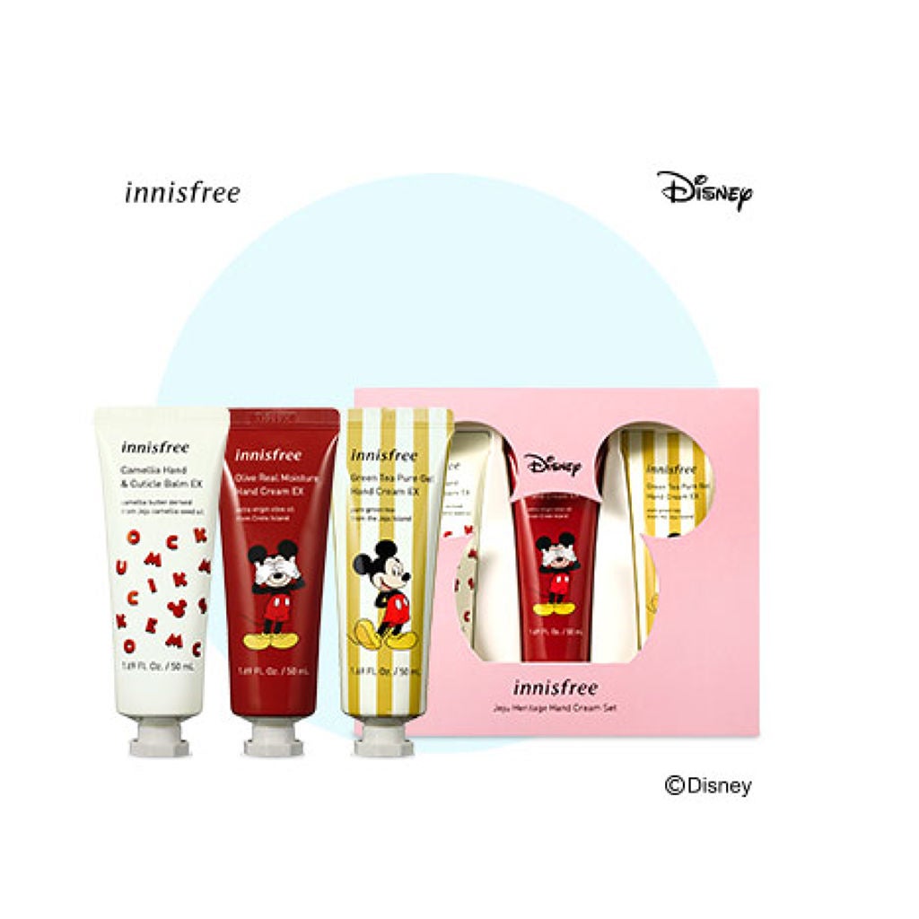 チェジュ ヘリテージ ハンドクリーム セット Disney LTD innisfree