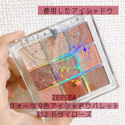 クォーツ 9色アイシャドウパレット(ドリームランドアイシャドウ)/ZEESEA/アイシャドウパレットを使ったクチコミ(3枚目)