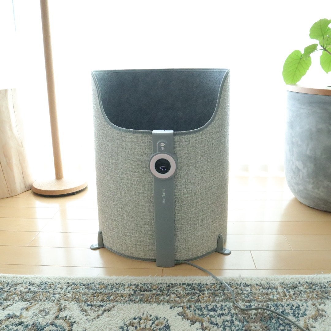 パネルヒーター(丸形)/NIPLIFE/レッグ・フットケアを使ったクチコミ(1枚目)