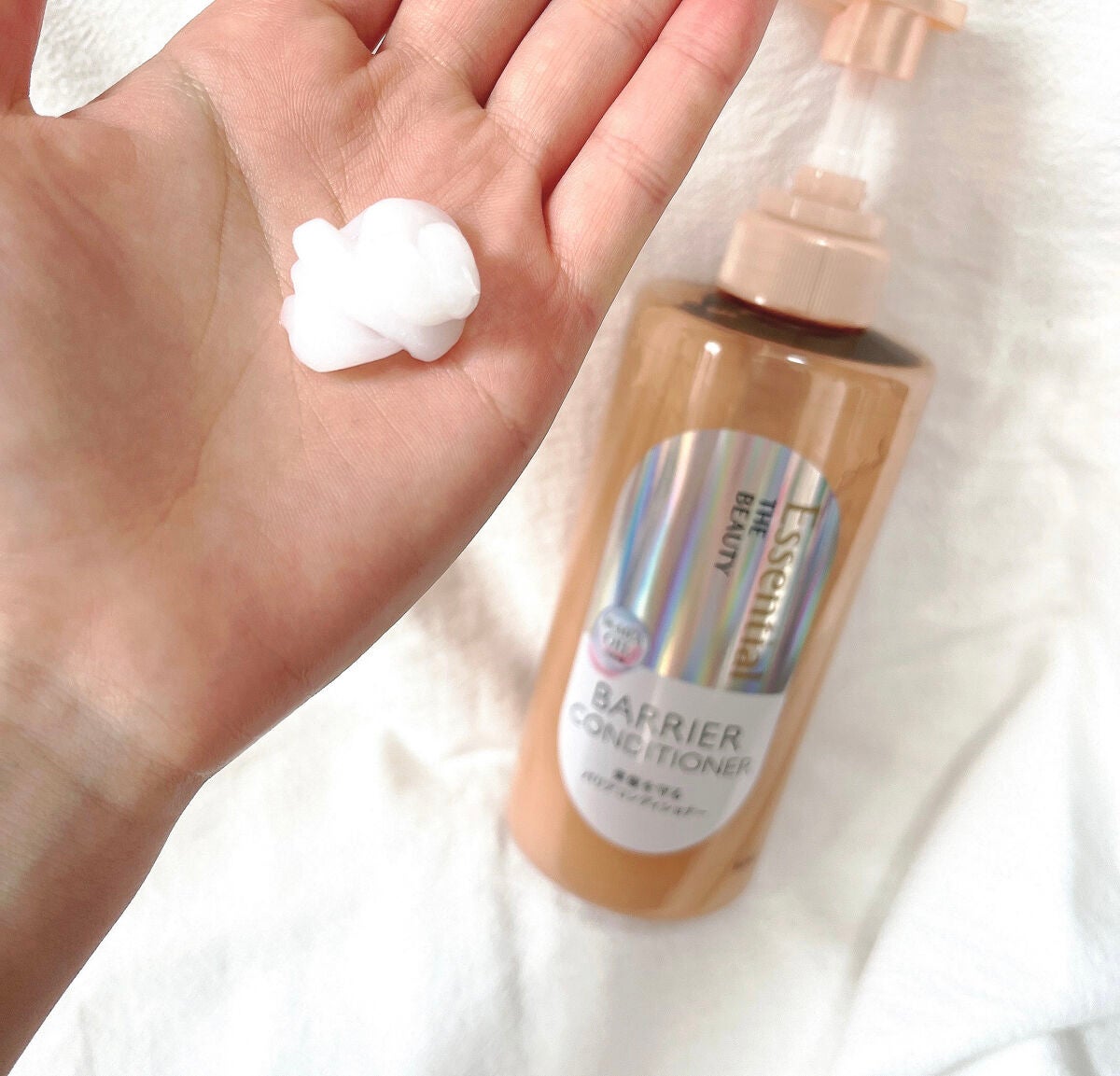 ザビューティ 髪のキメ美容素髪を守る バリアシャンプー/コンディショナー/エッセンシャル/シャンプー・コンディショナーを使ったクチコミ(3枚目)