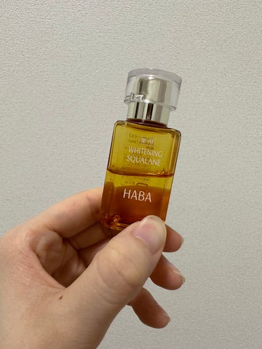 HABA 薬用ホワイトニングスクワランのクチコミ「HABA 薬用ホワイトニングスクワラン
30ml 3,300円(税込)


乳液やクリームを使.....」（1枚目）