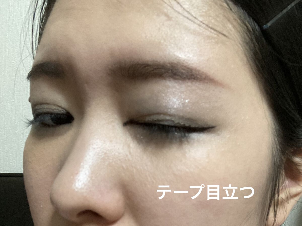 メッシュ アイテープ 半月細め/shefun/二重まぶた用アイテムを使ったクチコミ（3枚目）