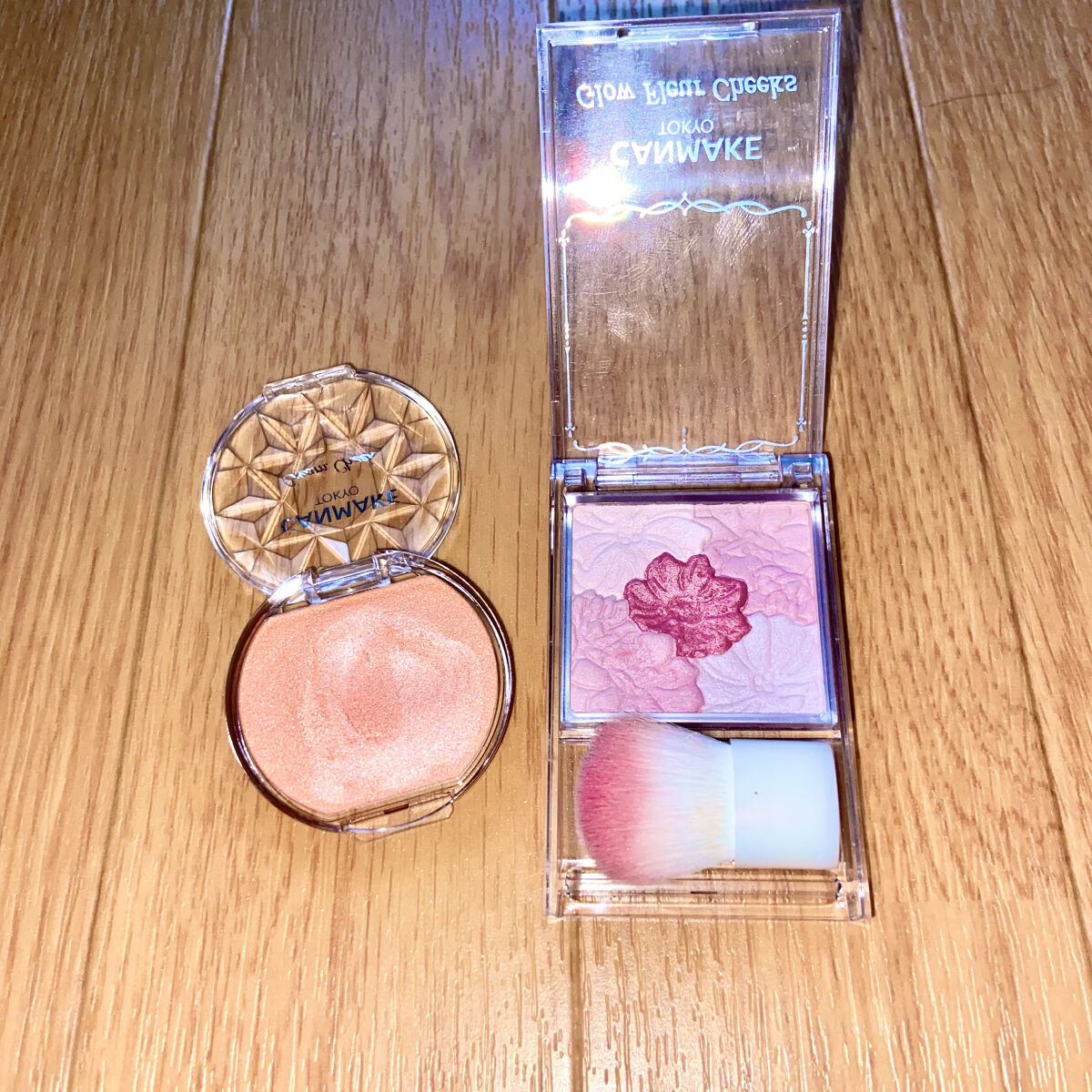 グロウフルールチークス/キャンメイク/パウダーチークを使ったクチコミ（1枚目）