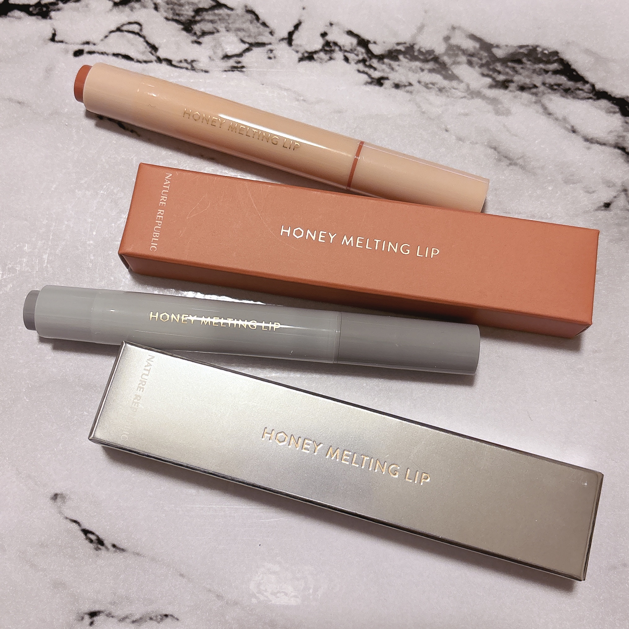 ハニーメルティングリップ/ネイチャーリパブリック/口紅を使ったクチコミ（2枚目）
