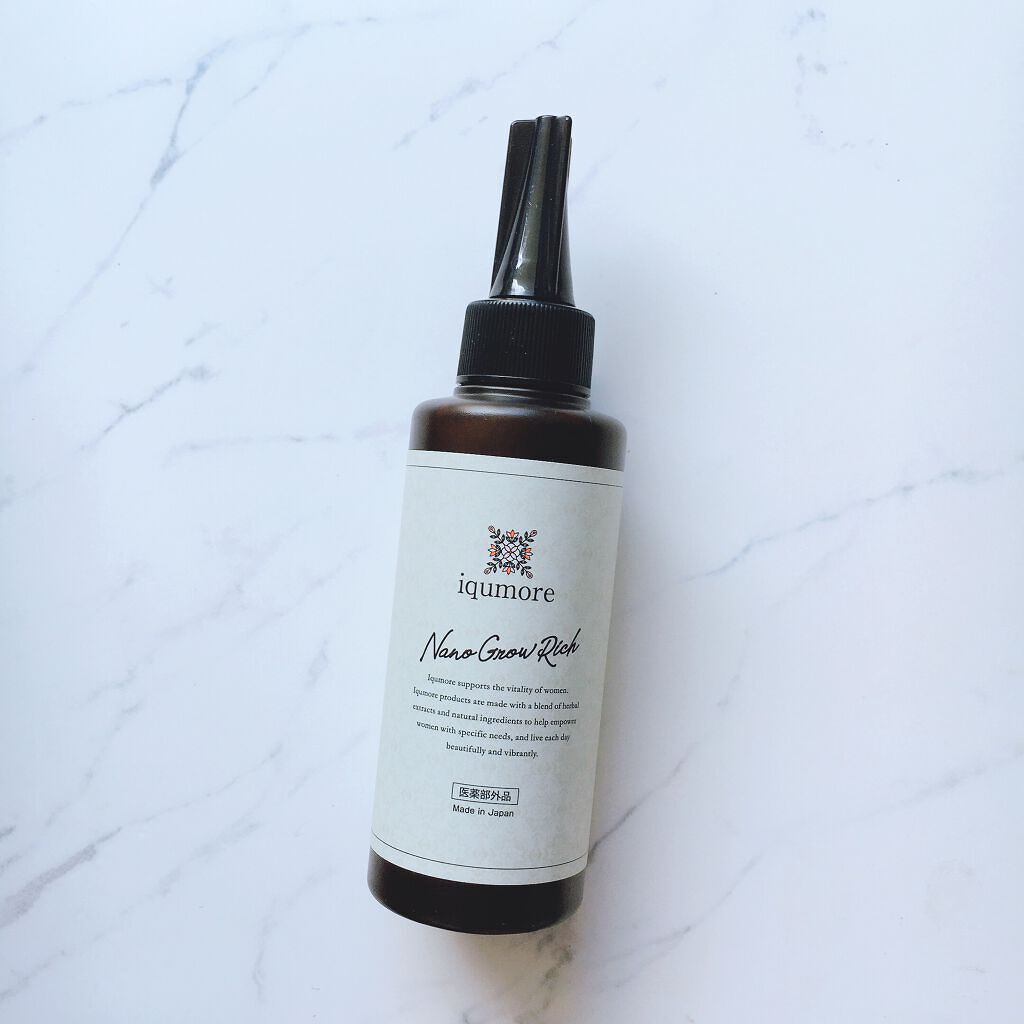 ナノグロウリッチ/iqumore/頭皮ローションを使ったクチコミ(2枚目)