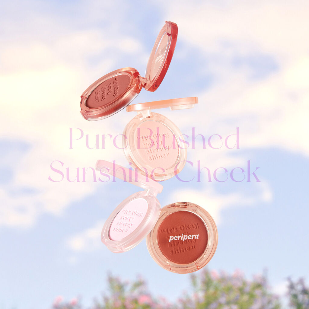 ピュア ブラッシュド サンシャイン チーク/PERIPERA/パウダーチークを使ったクチコミ（1枚目）