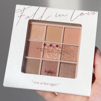 KEYBO FALL IN LOVE SHADOW PALETTE/keybo/アイシャドウパレットを使ったクチコミ(3枚目)