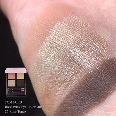 アイ カラー クォード 35CR ローズ トパーズ (限定品)/TOM FORD BEAUTY/アイシャドウパレットを使ったクチコミ（3枚目）