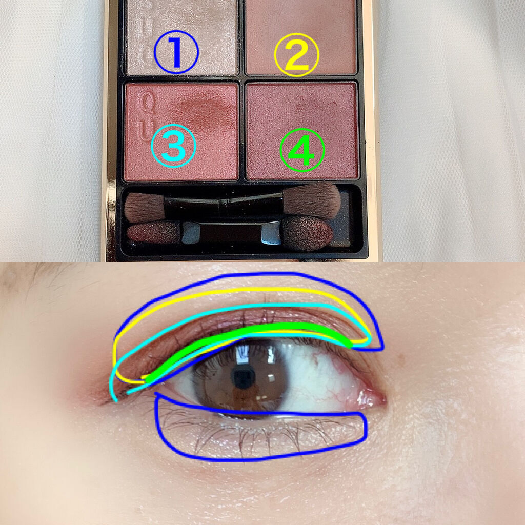 シグニチャー カラー アイズ/SUQQU/アイシャドウパレットを使ったクチコミ（2枚目）
