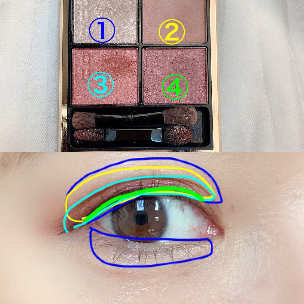 シグニチャー カラー アイズ/SUQQU/アイシャドウパレットを使ったクチコミ(2枚目)