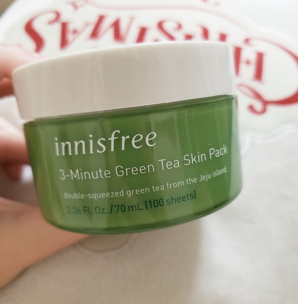 innisfree 3minute green tea skin pack/innisfree/シートマスク・パックを使ったクチコミ(1枚目)
