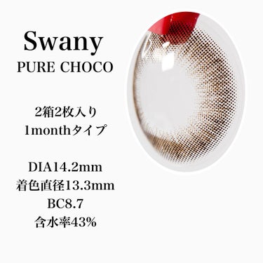 OLOLA スワニーピュアチョコ(Swany Pure Choco)のクチコミ「▹▸ #カラコンレビュー 

@olola_jp 様の
#ナチュラルカラコン 🥸✨

.

▹.....」（2枚目）