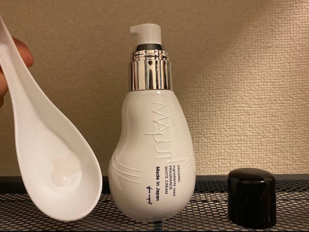 オーガニックフレグランスホワイトクリーム/MAPUTI/デリケートゾーンケアを使ったクチコミ(1枚目)