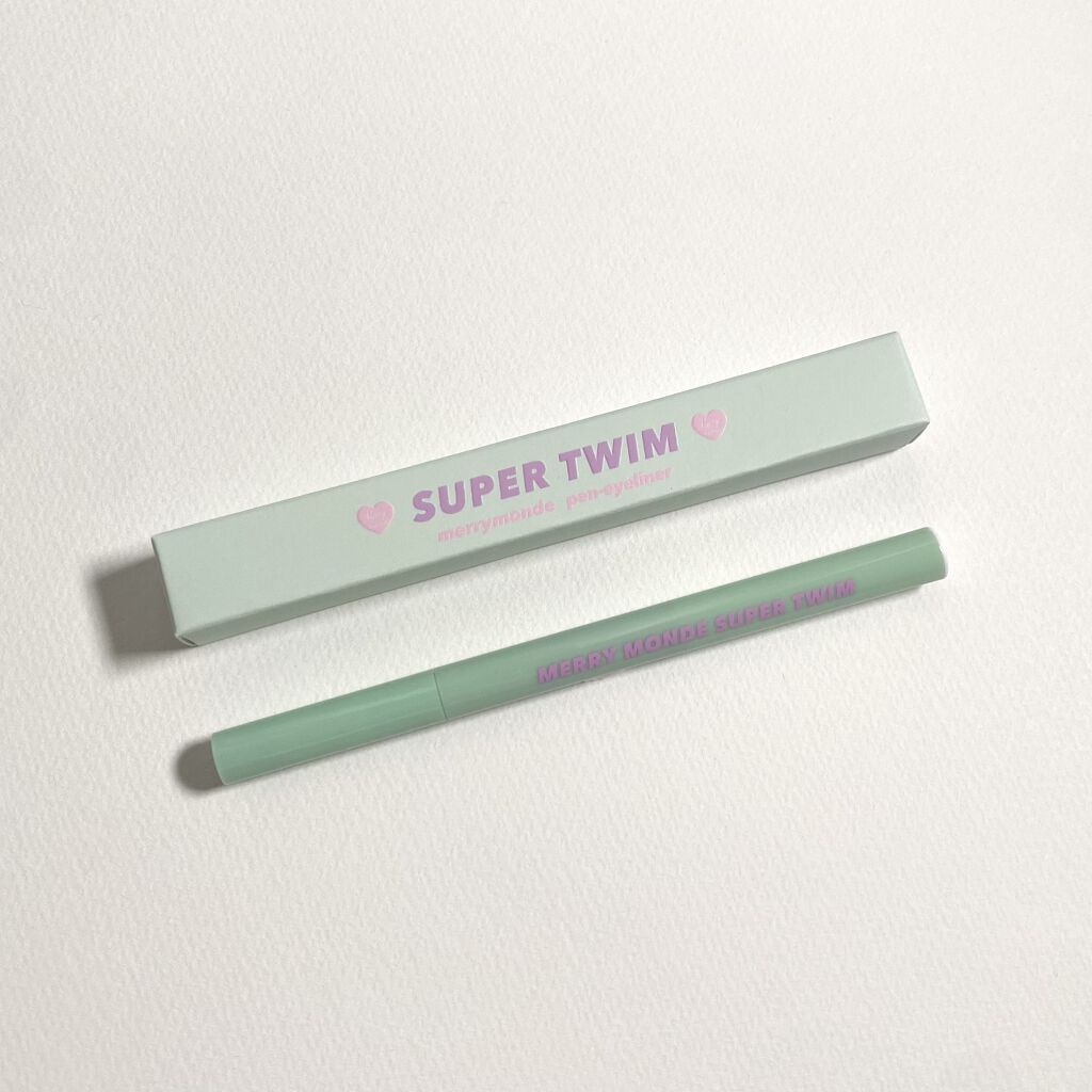 Super Twim Pen Eyeliner/Merrymonde/リキッドアイライナーを使ったクチコミ（2枚目）