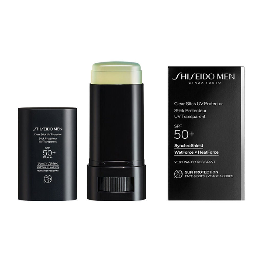 SHISEIDO MEN(資生堂メン) クリアスティック UVプロテクター2個 試してみた】SHISEIDO メン クリアスティック UVプロテクター