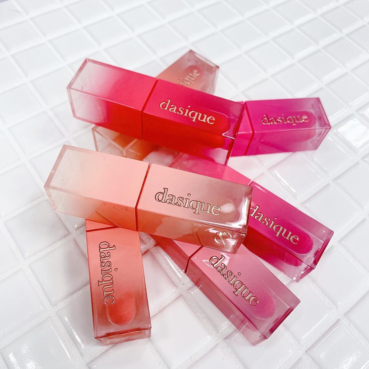 ムードグロウリップスティック/dasique/口紅を使ったクチコミ（3枚目）