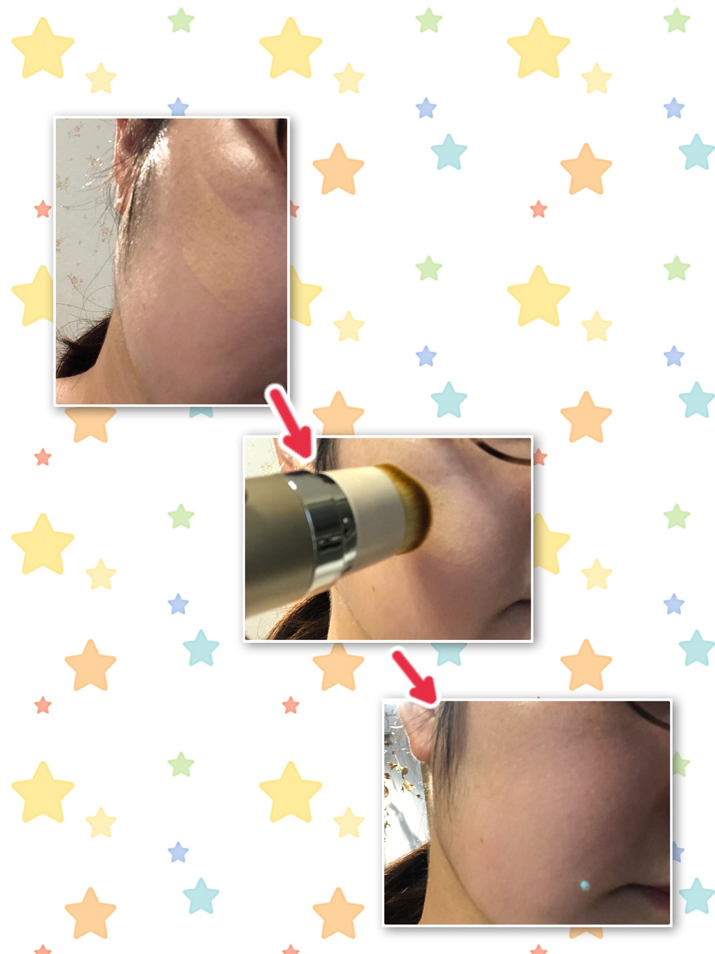 シルキースティックファンデーション/KAMIKA/その他ファンデーションを使ったクチコミ(7枚目)