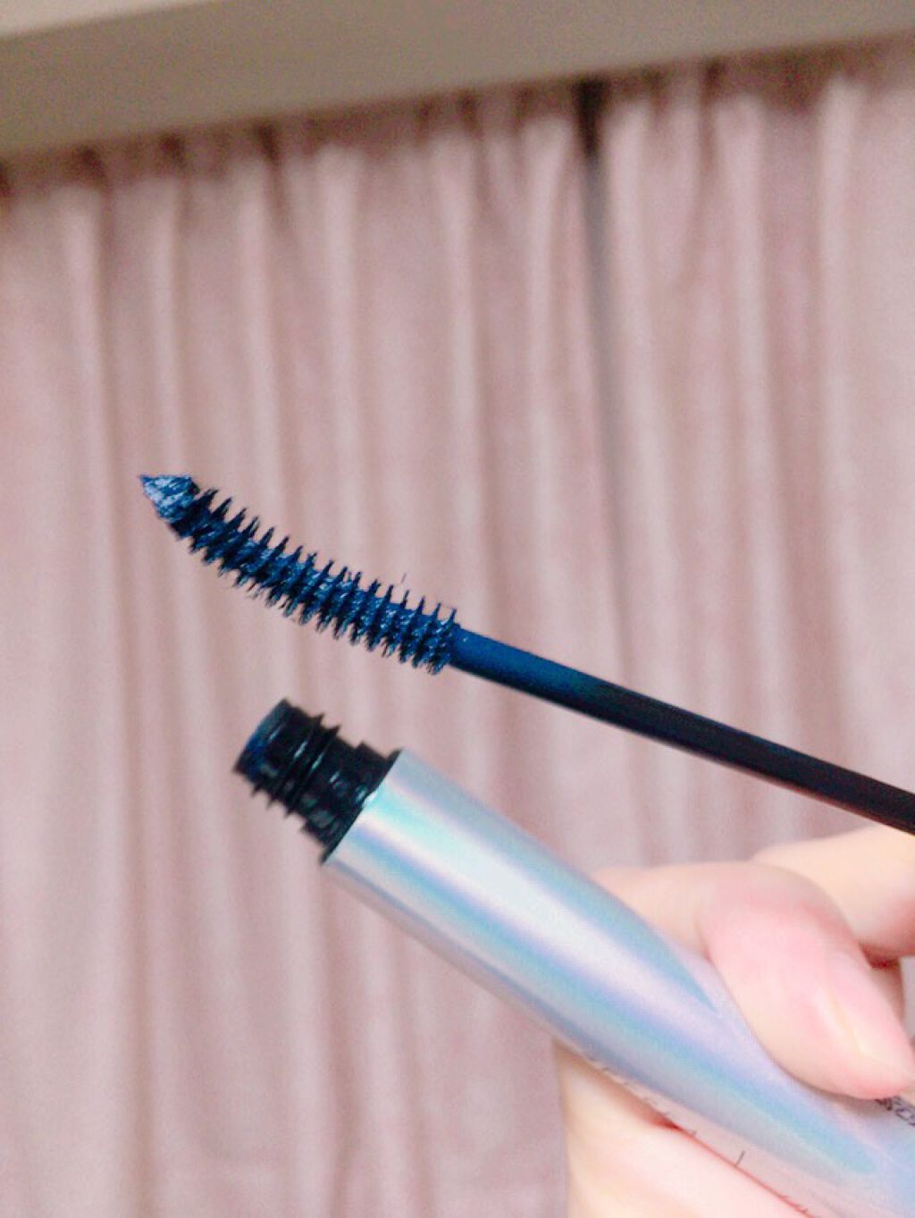 ダイヤモンドシリーズ カラーマスカラ 青グレイ/ZEESEA/マスカラを使ったクチコミ（2枚目）