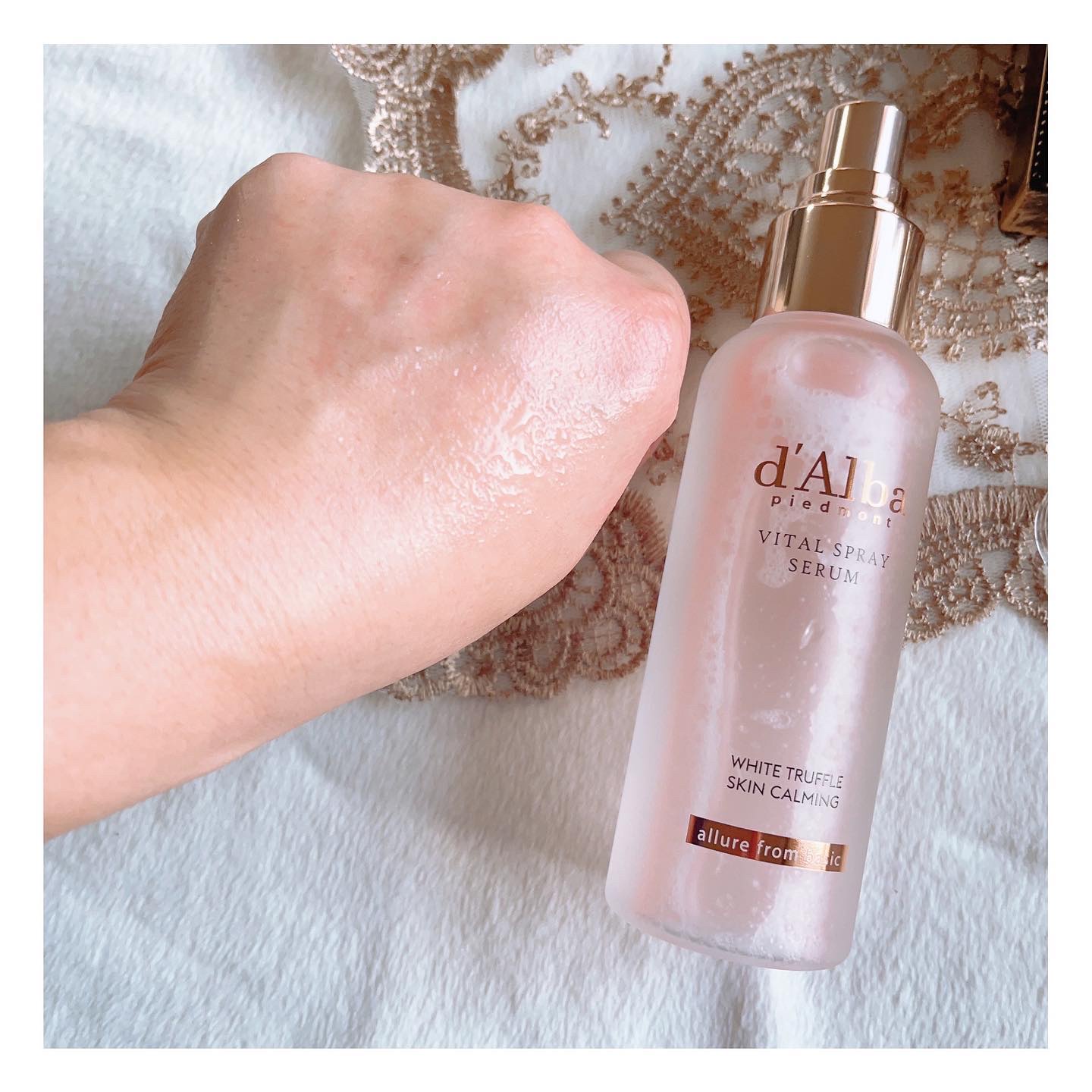 ダルバ ホワイトトリュフバイタルスプレーセラム/ダルバ/ミスト状化粧水を使ったクチコミ（2枚目）