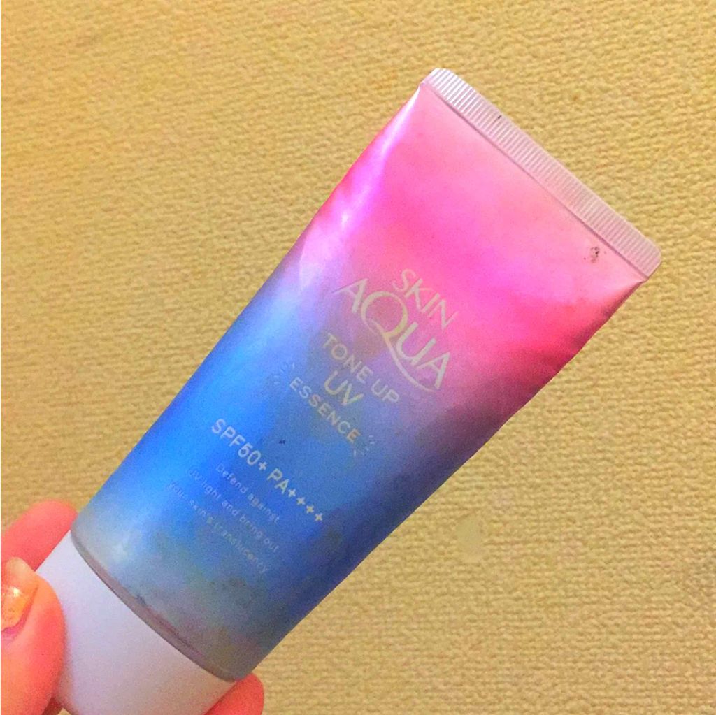 スキンアクア トーンアップUVエッセンス/スキンアクア/日焼け止めクリームを使ったクチコミ(1枚目)