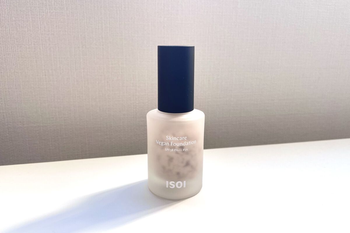 スキンケア ヴィーガン ファンデーション/ISOI/リキッドファンデーションを使ったクチコミ（3枚目）
