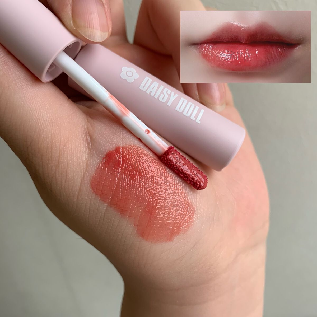 ウォータリー リップ ティント/DAISY DOLL by MARY QUANT/リップティントを使ったクチコミ（2枚目）