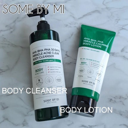 AHA·BHA·PHA 30デイズミラクルアクネボディクレンザー/SOME BY MI/ボディソープを使ったクチコミ(1枚目)