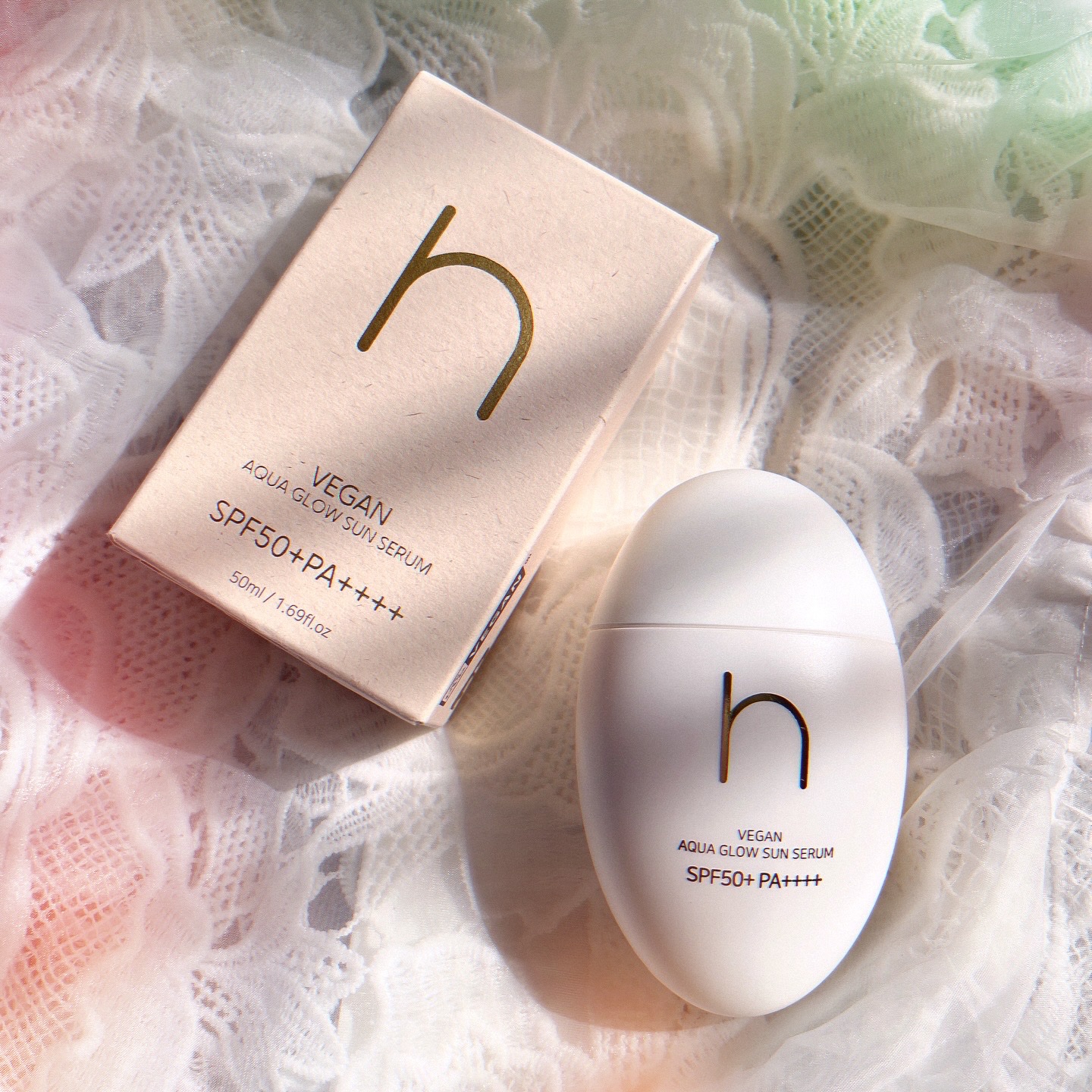 ヴィーガンアクアグロウサンセラム/HAMEL/日焼け止めローションを使ったクチコミ（1枚目）