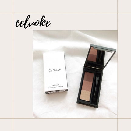 セルヴォーク インディケイトアイブロウパウダー/Celvoke/パウダーアイブロウを使ったクチコミ(1枚目)