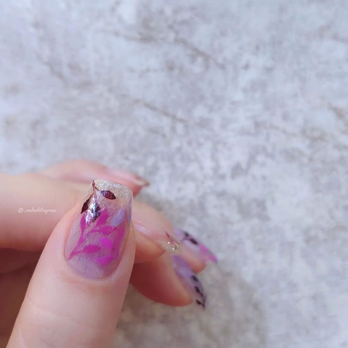 jill leen. 繊維ネイル  B8 カシスジャム/jill leen./マニキュアを使ったクチコミ（3枚目）