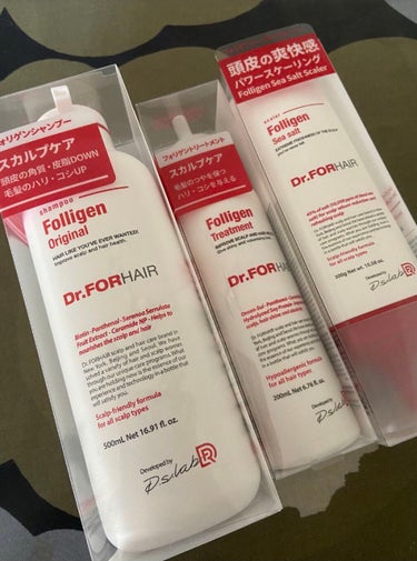 Dr.FORHAIR フォリゲン シャンプー／トリートメントのクチコミ「私の髪質はコシがなく細いので、ボリュームが欲しいとずっと思ってました泣

毎朝のスタイリン.....」（1枚目）