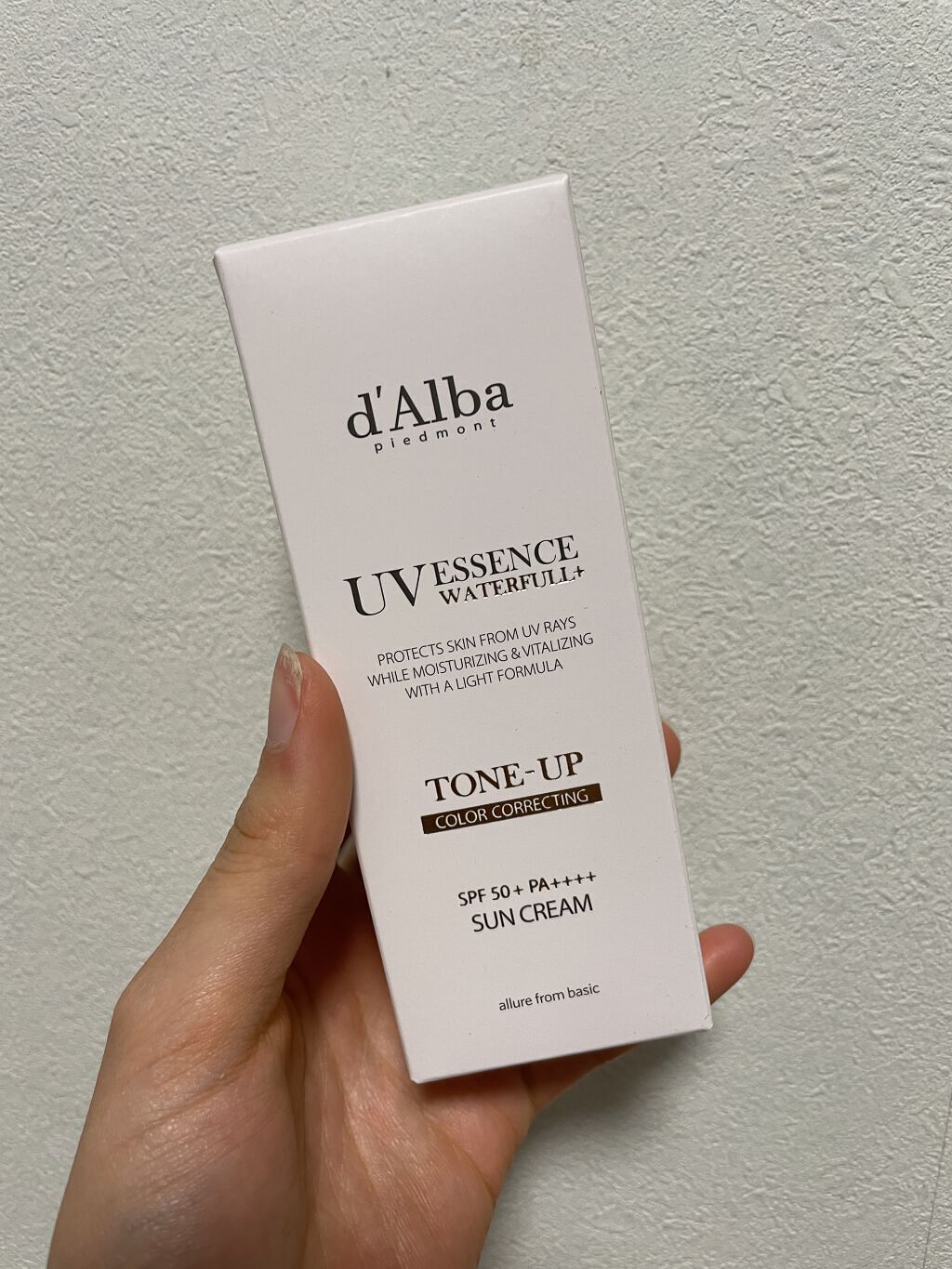 ウォータフルトーンアップサンクリーム/ダルバ/日焼け止めクリームを使ったクチコミ（1枚目）