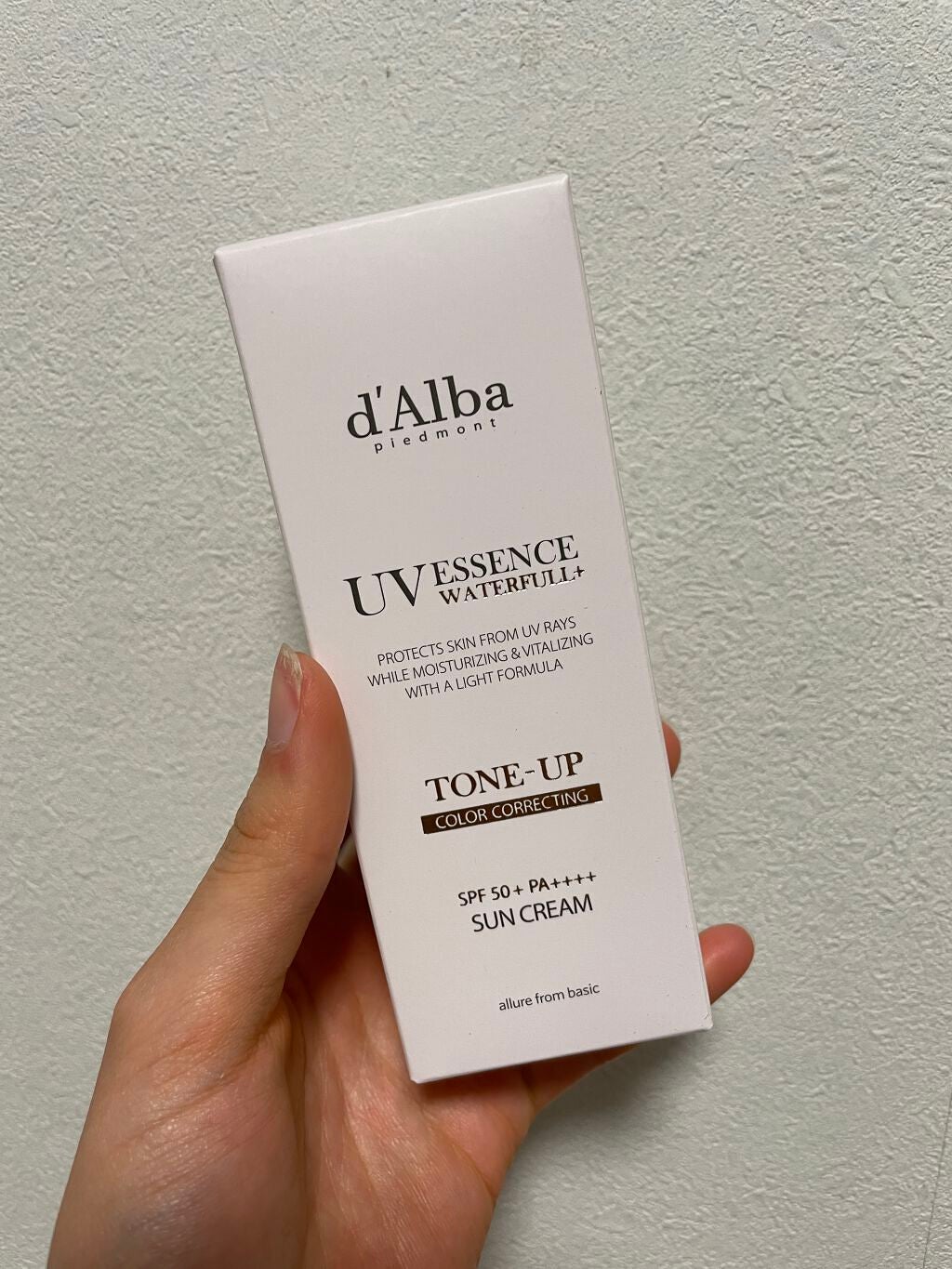 ウォータフルトーンアップサンクリーム/ダルバ/日焼け止めクリームを使ったクチコミ(1枚目)