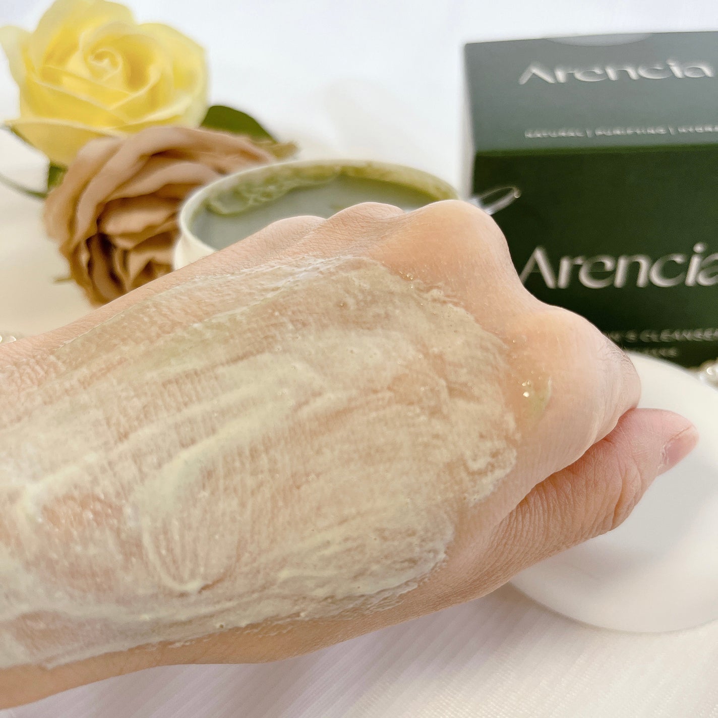 プレミアムもちソープ「グリーンアルティザン」/アレンシア/その他洗顔料を使ったクチコミ(6枚目)