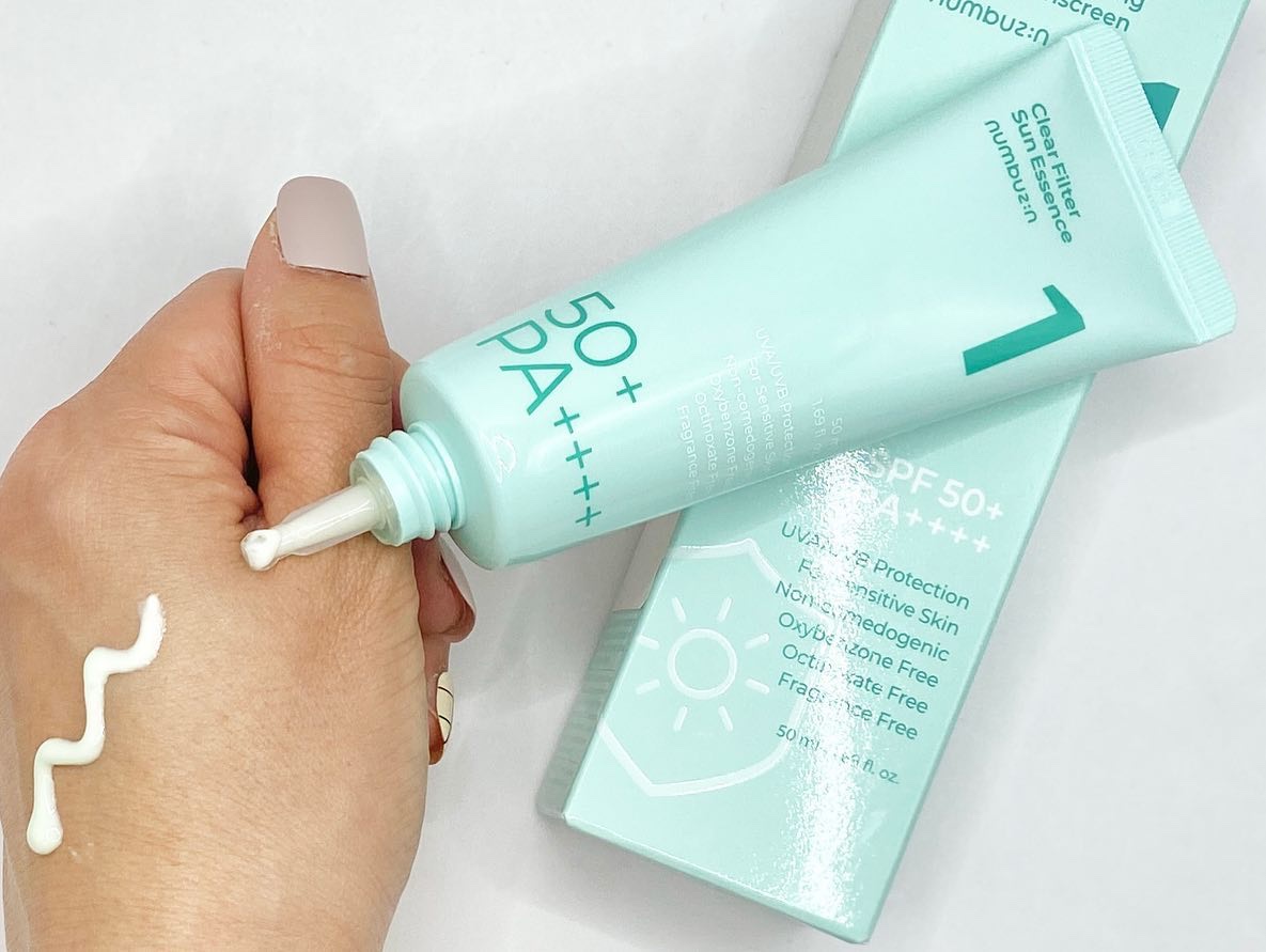 1番 青草水分コーティングUVクリーム/numbuzin/フェイスクリームを使ったクチコミ（2枚目）